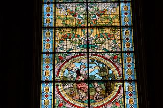 31 Stained Glass Ceiling Above The Golden Room Salon Dorado Teatro Colon Buenos Aires